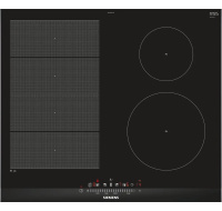 Siemens EX675FEC1E varná deska, 7400 W, indukční, časovač, zámek ovládacího panelu, rozpoznání hrnce, černá