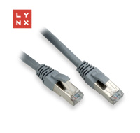 LYNX FTP patch kabel Cat6, PVC, 10m, šedý