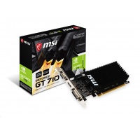 MSI VGA NVIDIA GeForce GT 710 2GD3H LP, 2G DDR3, 1xHDMI, 1xVGA, 1xDVI