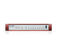 Zyxel USG FLEX 100H Series, 8 Gigabit user-definable ports, 1*USB with 1 YR Gold Security Pack