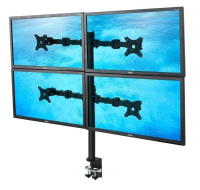 Kvalitní stolový držák na 4 monitory Ergosolid NF44