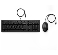 HP 225 Wired Mouse and Keyboard Combo - Německá