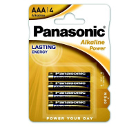 PANASONIC Alkalické baterie Alkaline Power LR03APB/4BP AAA 1,5V (Blistr 4ks)