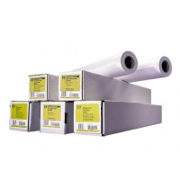 HP Bright White Inkjet Paper, 119 microns (4.7 mil) • 90 g/m2 (24 lbs) • 594 mm x 45.7 m , Q1445A