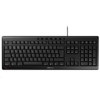 CHERRY klávesnice STREAM, drátová, USB, CZ+SK layout, černá