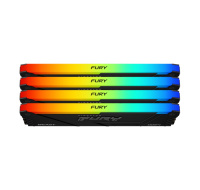 KINGSTON DIMM DDR4 32GB (Kit of 4) 3600MT/s CL17 FURY Beast RGB, XMP