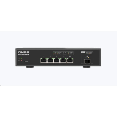 QNAP switch QSW-L3205-1C4T (4x10GbE,1x10GbE/SFP+combo,fanless)