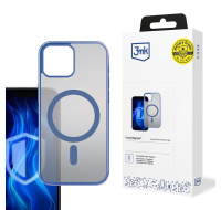3mk ochranný kryt Frosty MagCase Blue pro Apple iPhone 14 Plus