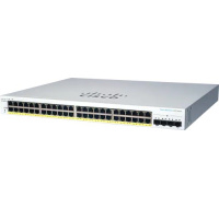 Cisco switch CBS220-48P-4X-UK, 48xGbE RJ45, 4x10GbE SFP+, PoE+, 382W - REFRESH