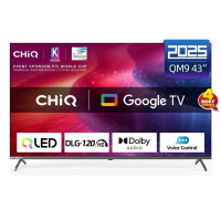 BAZAR - CHiQ U43QM9G TV 43", UHD QLED Google TV - Poškozený obal (Komplet)