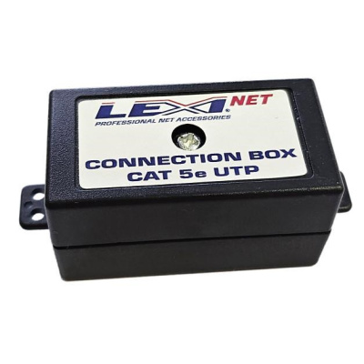 LEXI-Net Spojovací box MINI UTP Cat5E narážecí, černá