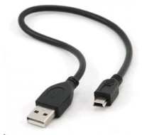 GEMBIRD Kabel USB 2.0 A-Mini B (5pin) 30cm k externím HDD (ADATA, WD, ...)