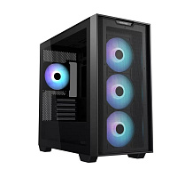 BAZAR ASUS case A21 PLUS, Mini Tower, průhledná bočnice, 4x 120mm ARGB Fan, černá (POŠKOZENÝ OBAL)