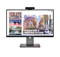 LENOVO LCD P27QD-40+MC60 - 27",ECO-IPS,16:9,2560x1440,120Hz,350cd/m2,1500:1,4ms,HDMI,DP,DPout,DC,USBHub,USB-C,RJ45,Pivot