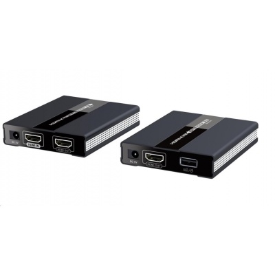 PREMIUMCORD HDMI extender s USB na 60m přes jeden kabel Cat5/6, bez zpoždění