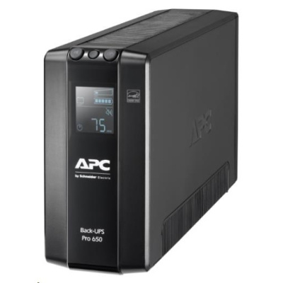 APC -rozbalen- Back UPS Pro BR 650VA, 6 Outlets, AVR, LCD Interface (390W)