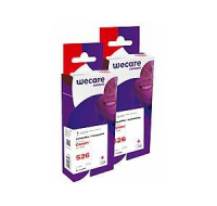 WECARE Armor cartridge pro CANON iP4850 (CLI526M), sada červená, 2x10,5ml