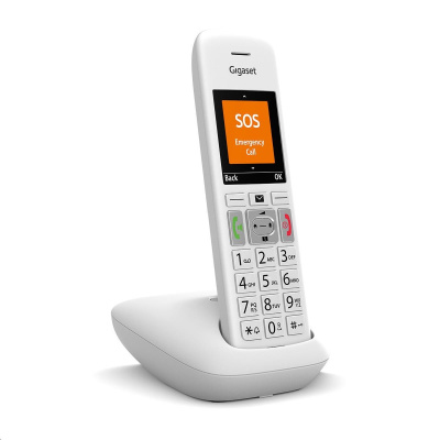 Gigaset E390 bílý - Poškozený obal (Komplet)