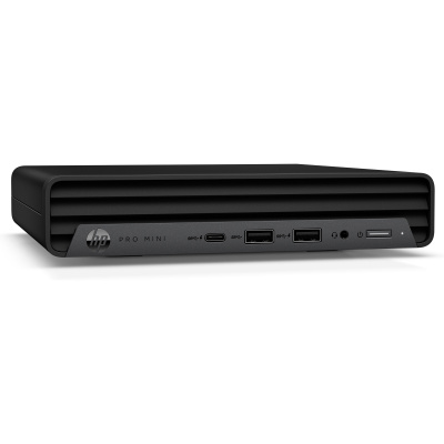 HP PC Pro Mini 400G9 i3-14100T,1x8GB DDR5, 512GB M.2 , Intel HD 2xDP+HDMI, WiFi 6+BT, usb kl. myš, 90W, FDOS, 3y onsite