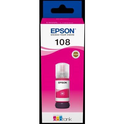 EPSON 108 EcoTank Magenta ink bottle