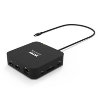 PORT dokovací stanice USB-C 10v1, 2x4K Display Port, 5x USB-A, USB-C 85W PD, Ethernet, SD