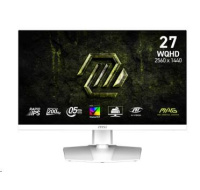 MSI LCD MAG 274QRFW E20, 27", 2560x1440, Rapid IPS, 0,5 ms, VESA 100x100, White