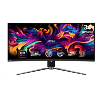 MSI LCD MPG 341CQPX QD-OLED, 34.18", 3440x1440, QD-OLED, 0,03ms, VESA 100x100, Black