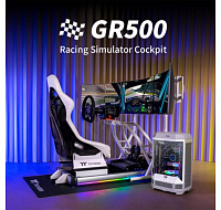 THERMALTAKE Závodní kokpit GR500 Racing Simulator Cockpit, Bílá