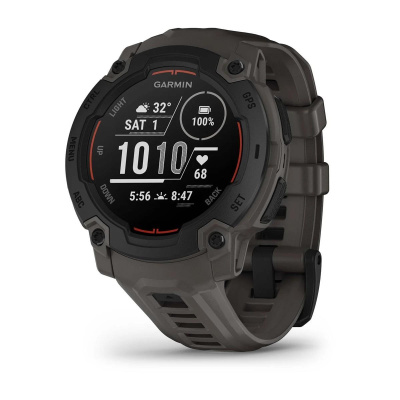 Garmin Instinct E – 45 mm, Black s charcoal páskem, EU